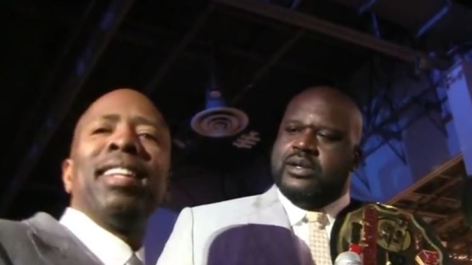 kenny-smith-shaq kenny smith shaq