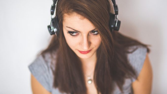 Listening to music