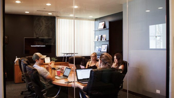 Work Meeting in Conference Room