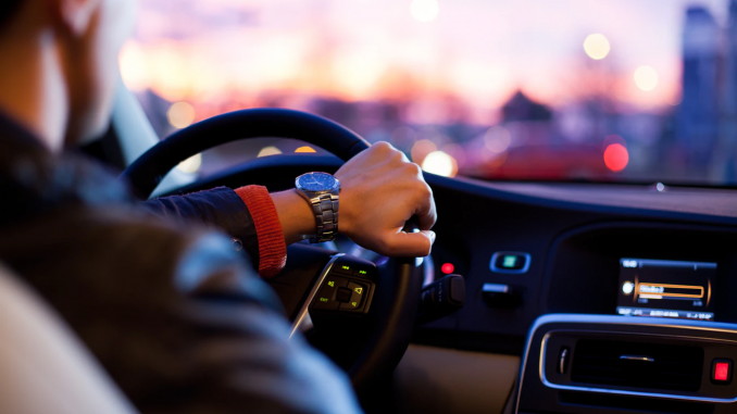 Man Driving Car
