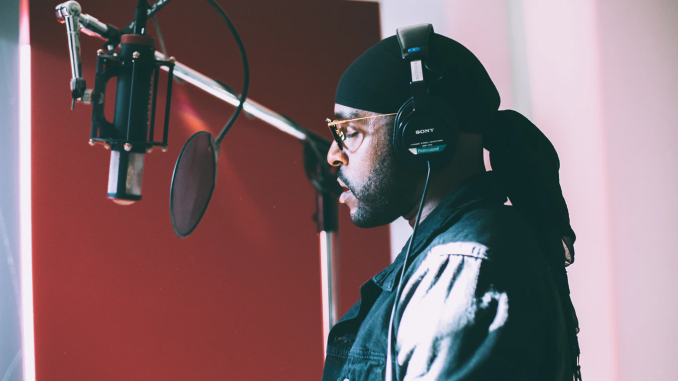 Rapper in the Studio